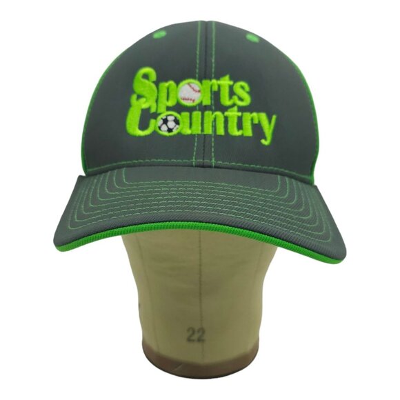 Sports Country Logo Flexfit L/XL Mesh Cap Soccer Baseball Hat Pacific Headwear - Picture 9 of 13